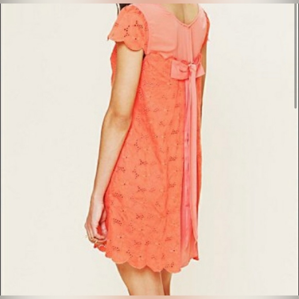 Free People Mini Dress with Bow - Picture 2 of 10